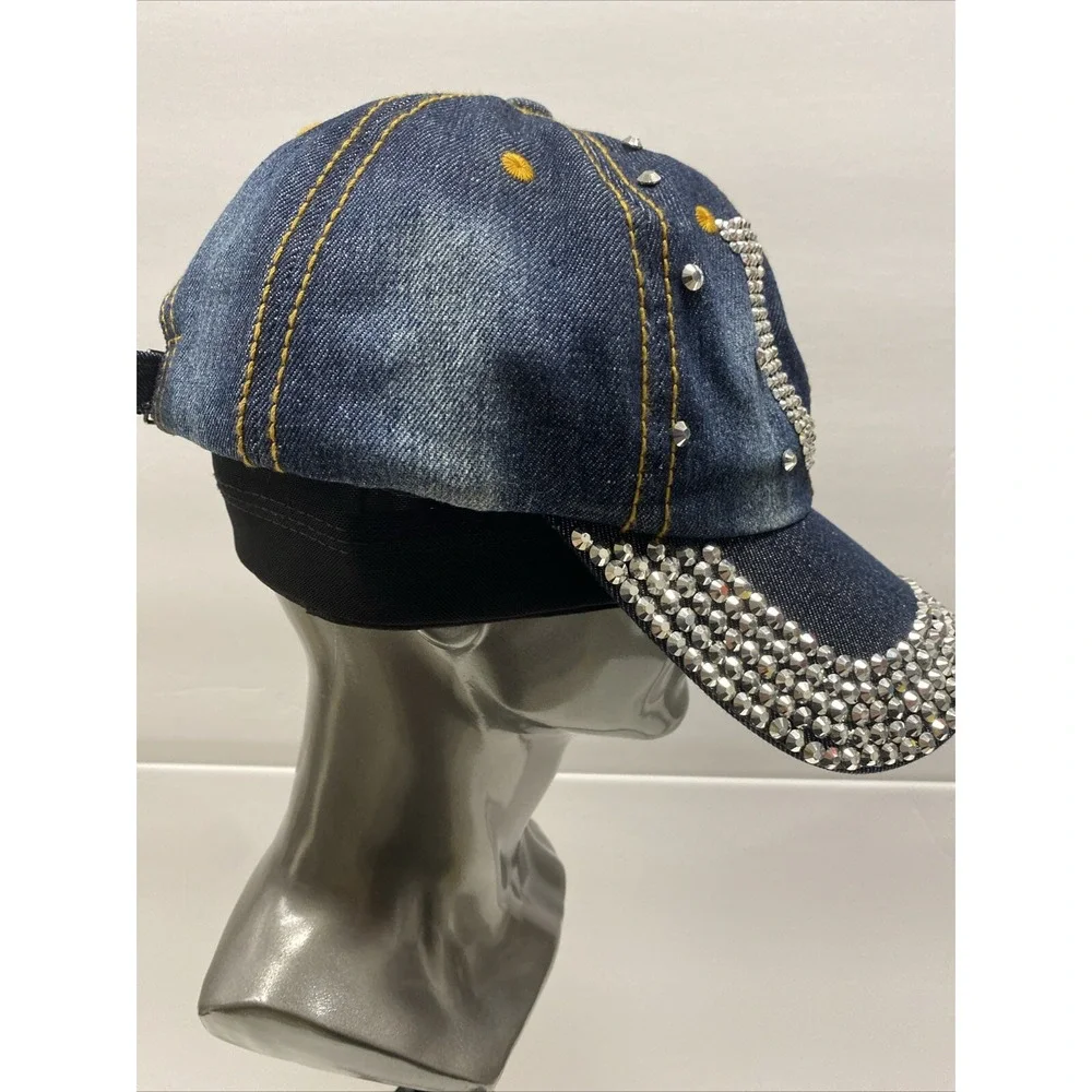 Indianapolis Colts Womens Blue Jean Sparkles Cap NWOT Adjust‎ Strap NFL Manning